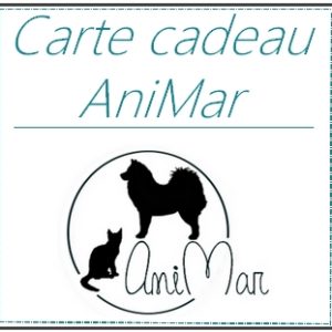 carte cadeau animar collier et laisse paracord