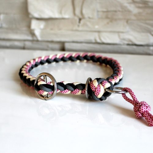 Collier paracord chien Lasso