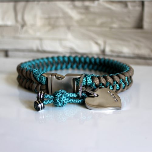 Collier paracord chien Nora