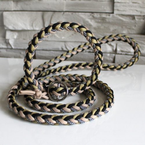 laisse paracord double lasso