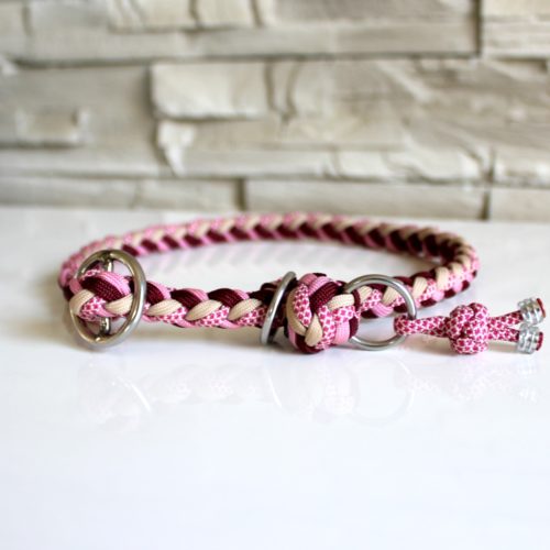 collier paracord chien lasso